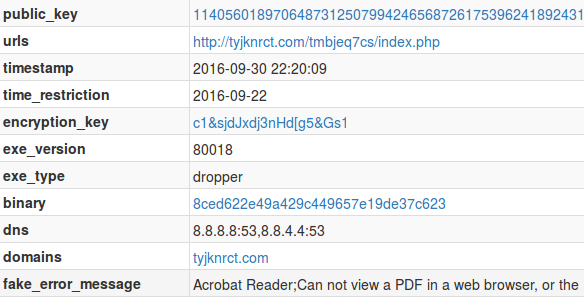 static config example